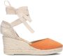 MANEBI Espadrilles Dames R08wl Maat: 38 Materiaal: Suède Kleur: Oranje - Thumbnail 2