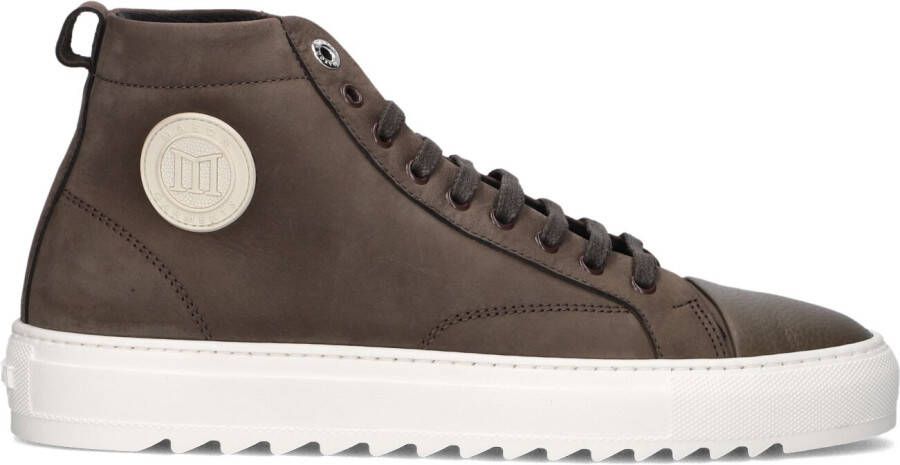 Mason Garments Hoge Sneakers Heren Astro Hi Regolare Maat: 47 Materiaal: Nubuck Kleur: Bruin