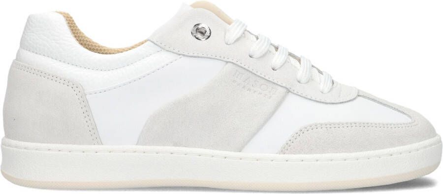 Mason Garments Lage Sneakers Dames Napoli Tradizionale Maat: 38 Materiaal: Suède Kleur: Wit