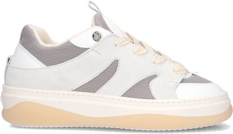 Mason Garments Lage Sneakers Dames Venice Tricolore Maat: 36 Materiaal: Suède Kleur: Wit