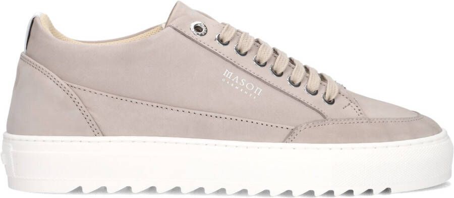 Mason Garments Lage Sneakers Heren Tia Originale Nuovo Maat: 46 Materiaal: Nubuck Kleur: Taupe