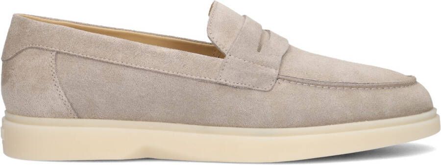 Mason Garments Loafers Heren Amalfi Penny Maat: 42 Materiaal: Suède Kleur: Taupe