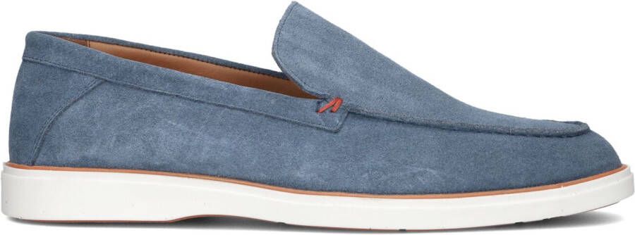 MAZZELTOV Loafers Heren 6118 Maat: 42 Materiaal: Suède Kleur: Lichtblauw