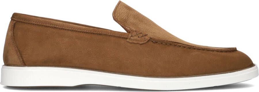 MAZZELTOV Loafers Heren 6121 Maat: 43 Materiaal: Nubuck Kleur: Cognac