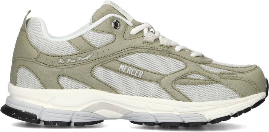 MERCER AMSTERDAM Lage Sneakers Dames Re-run Pineapple Sneaker Maat: 36 Materiaal: Mesh Kleur: Groen