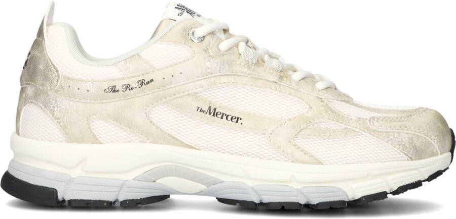 MERCER AMSTERDAM Lage Sneakers Dames The Re-run Metallic Maat: 41 Materiaal: Textiel Kleur: Wit