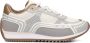 Michael Kors Byrdie trainer leren sneakers wit zilver - Thumbnail 3