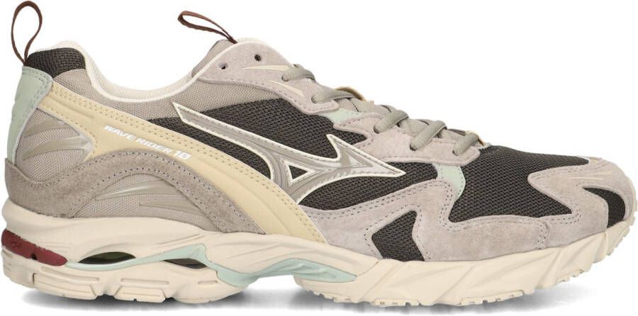 MIZUNO Lage Sneakers Heren Wave Rider 10 Premium Heren Maat: 41 Materiaal: Suède Kleur: Beige