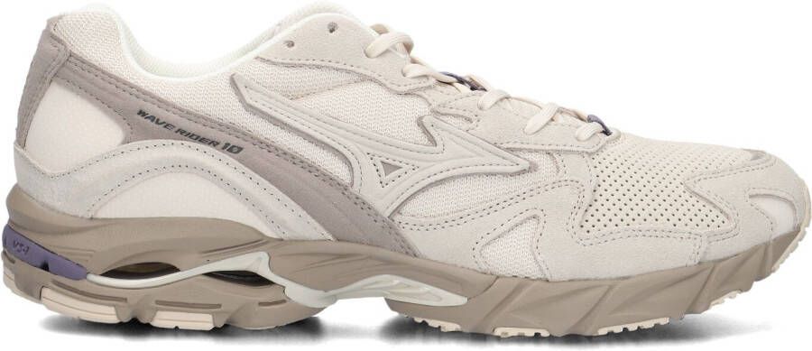 MIZUNO Lage Sneakers Heren Wave Rider 10 Premium Heren Maat: 44 Materiaal: Mesh Kleur: Beige