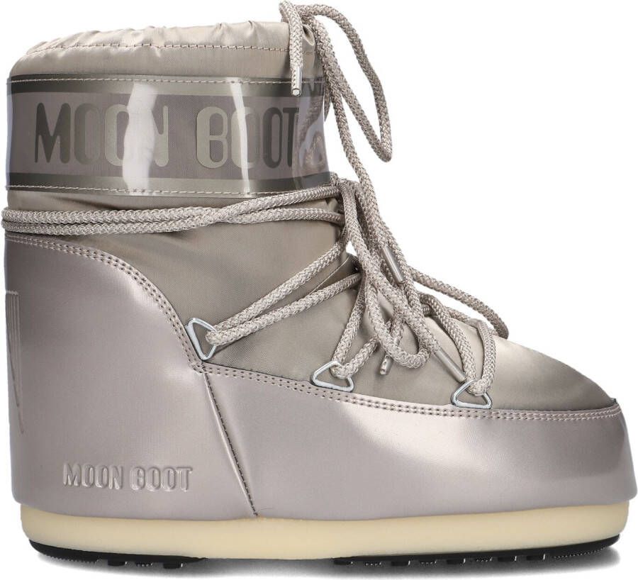 MOON BOOT Snowboots Dames Icon Low Glance Maat: 36 38 Materiaal: Textiel Kleur: Taupe