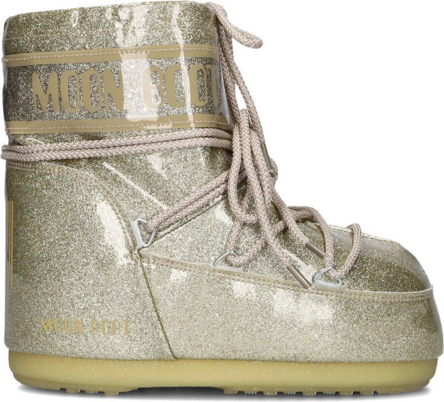 MOON BOOT Snowboots Dames Icon Low Glitter Maat: 36 Materiaal: Textiel Kleur: Goud