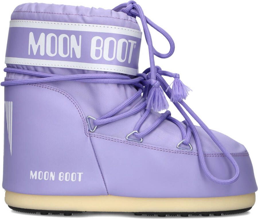 MOON BOOT Snowboots Dames Icon Low Nylon Maat: 39 Materiaal: Textiel Kleur: Lila