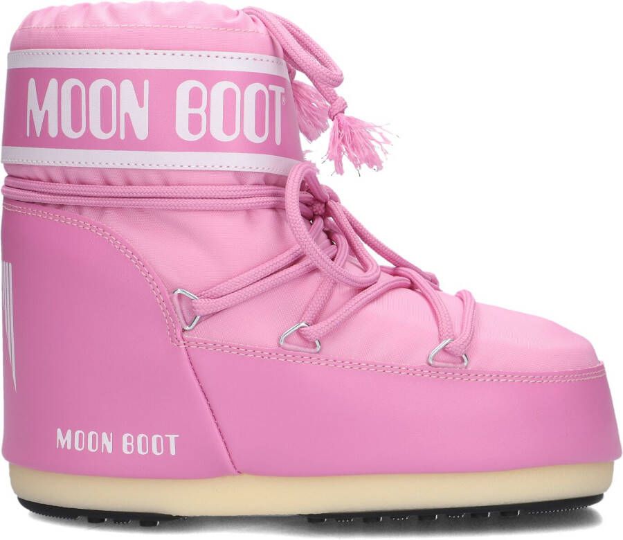 MOON BOOT Snowboots Dames Icon Low Nylon Maat: 39 Materiaal: Textiel Kleur: Roze