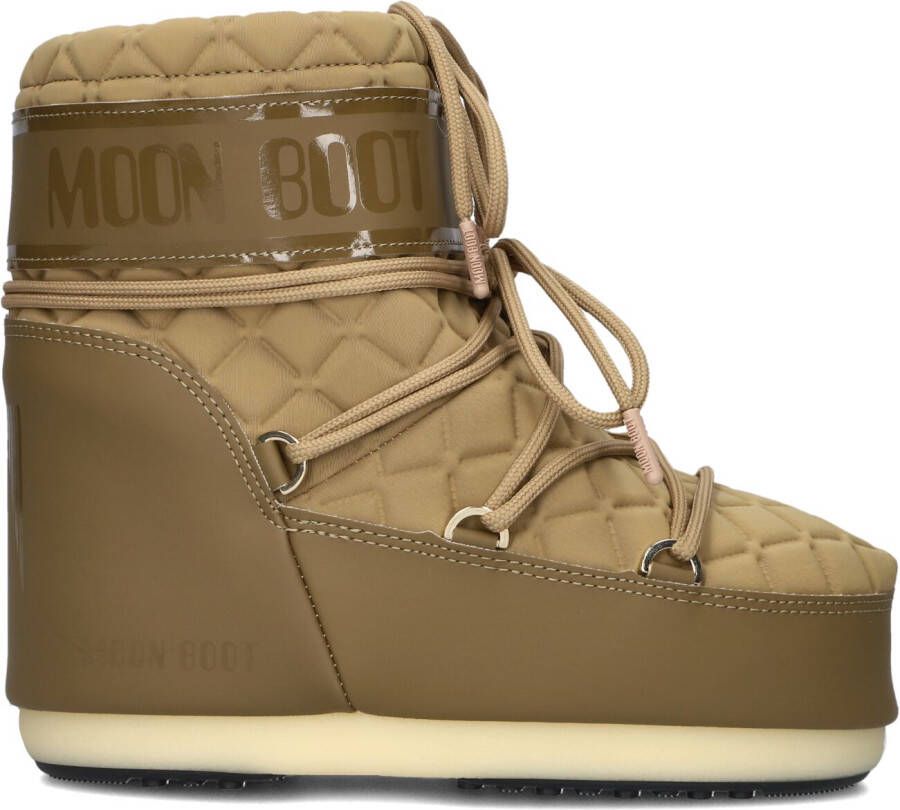 MOON BOOT Snowboots Dames Icon Low Quilt Maat: 36 38 Materiaal: Textiel Kleur: Camel