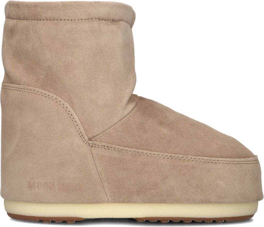 MOON BOOT Snowboots Dames Mb Icon Low Nolace Maat: 39 41 Materiaal: Suède Kleur: Beige