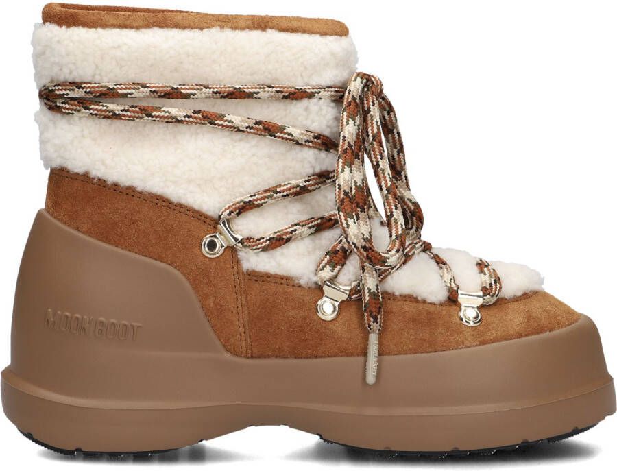 MOON BOOT Snowboots Dames Mb Luna Boot Shearling Maat: 41 Materiaal: Suède Kleur: Cognac