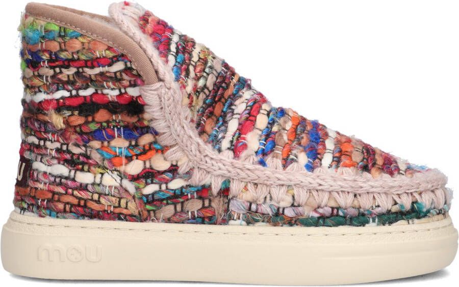 MOU Vachtlaarzen Dames Eskimo Sneaker Bold Text Maat: 36 Materiaal: Textiel