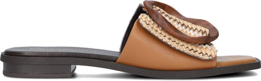 NOA HARMON Slippers Dames 9231 Maat: 38 Materiaal: Leatherlook Kleur: Camel