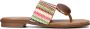 NOA HARMON Teenslippers Dames 9275 Maat: 39 Materiaal: Stro Kleur: Roze - Thumbnail 3