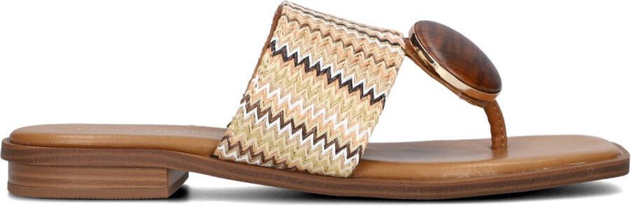 NOA HARMON Slippers Dames 9275 Maat: 40 Materiaal: Stro Kleur: Beige