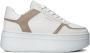 NUBIKK Lage Sneakers Dames Bayou Platform Maat: 42 Materiaal: Leer Kleur: Wit - Thumbnail 2