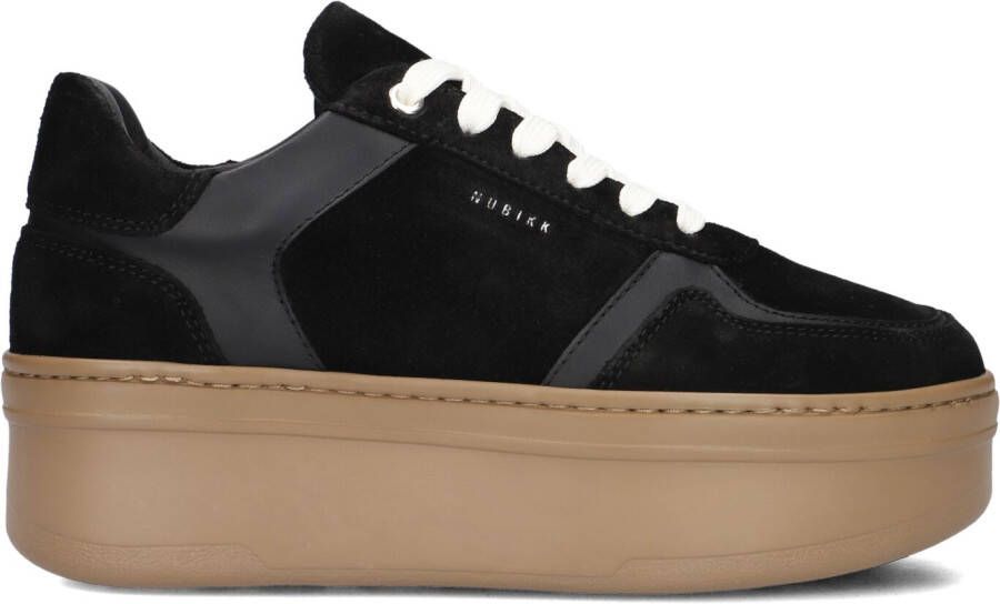 NUBIKK Lage Sneakers Dames Bayou Platform Maat: 41 Materiaal: Suède Kleur: Zwart