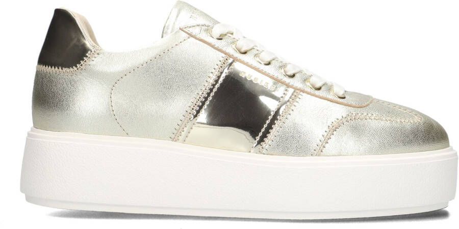 NUBIKK Lage Sneakers Dames Elise Wing Maat: 38 Materiaal: Leer Kleur: Goud