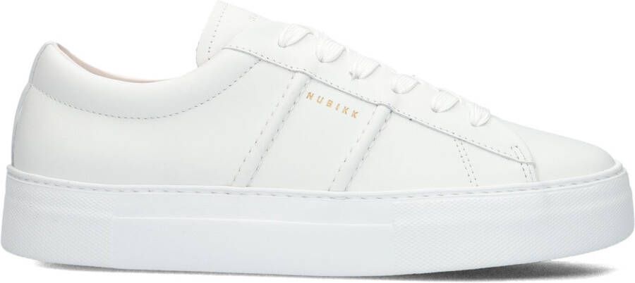 NUBIKK Lage Sneakers Dames Jolie Morris Maat: 39 Materiaal: Leer Kleur: Wit