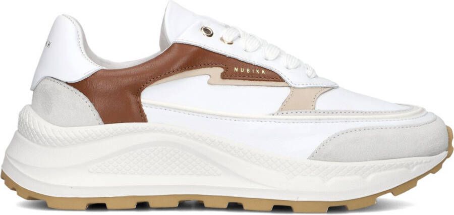 NUBIKK Lage Sneakers Dames Oberon Nora Maat: 36 Materiaal: Leer Kleur: Wit