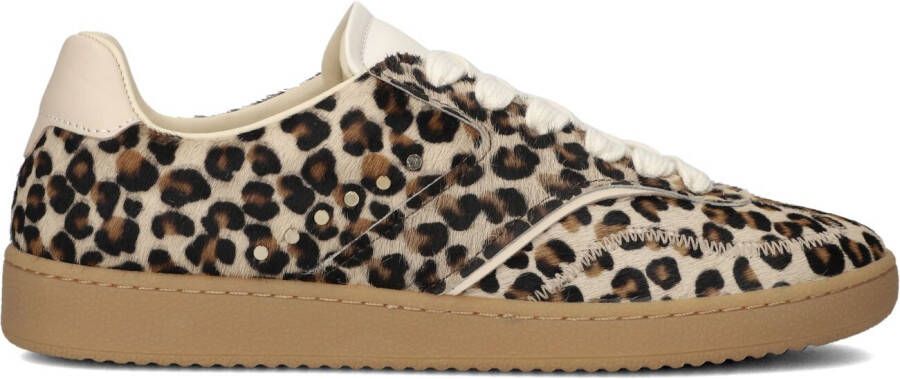 NUBIKK Lage Sneakers Dames Ray Owen Studs Maat: 42 Materiaal: Ponyhair Kleur: Bruin