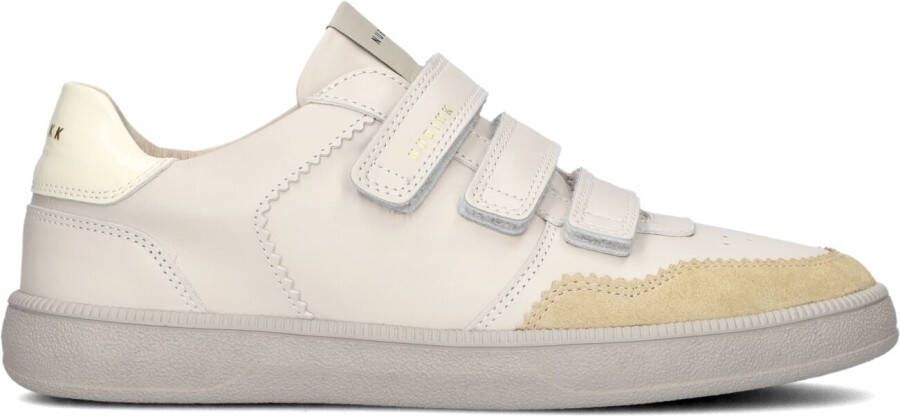 NUBIKK Lage Sneakers Dames Ray Straps Maat: 37 Materiaal: Leer Kleur: Beige