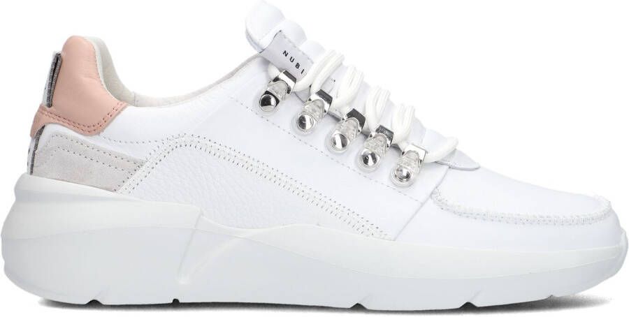 NUBIKK Lage Sneakers Dames Roque Roman Maat: 37 Materiaal: Leer Kleur: Wit