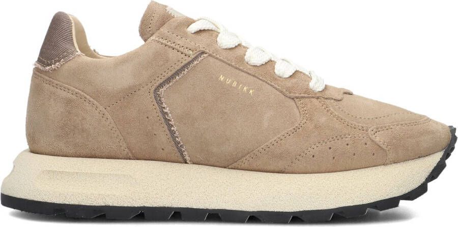 NUBIKK Lage Sneakers Dames Rose Nomad Fur Maat: 38 Materiaal: Suède Kleur: Beige