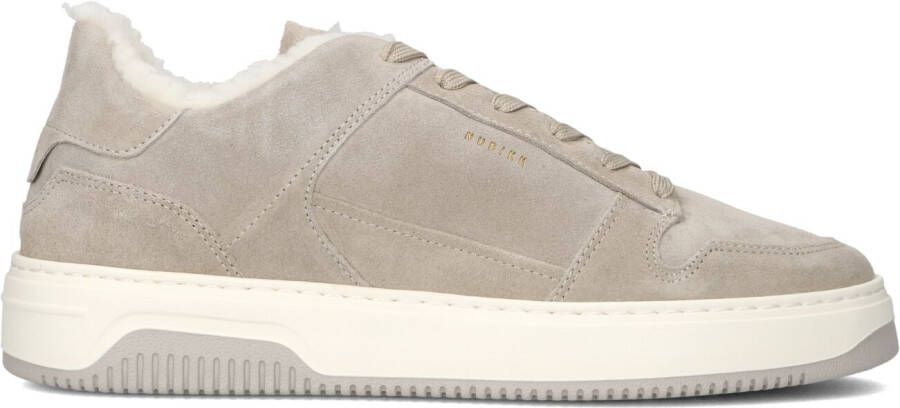 NUBIKK Lage Sneakers Heren Basket Court Fur Maat: 46 Materiaal: Suède Kleur: Taupe