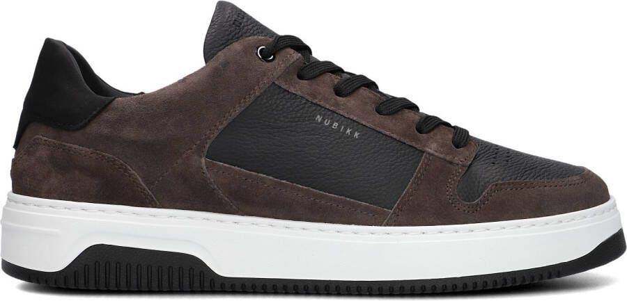 NUBIKK Lage Sneakers Heren Basket Court Heren Maat: 40 Materiaal: Nubuck Kleur: Zwart