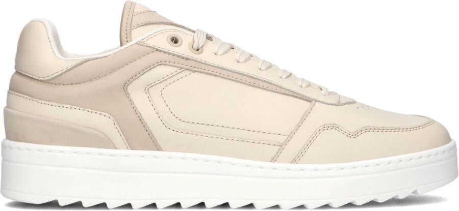 NUBIKK Lage Sneakers Heren Cliff Cane Maat: 44 Materiaal: Leer Kleur: Beige