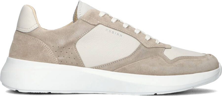 NUBIKK Lage Sneakers Heren Rocky Road Wave Maat: 41 Materiaal: Leer Kleur: Beige