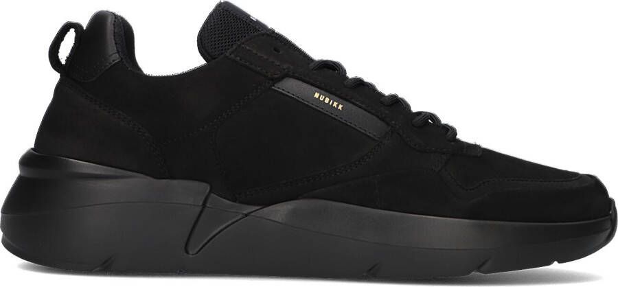 NUBIKK Lage Sneakers Heren Roque Road Wave Maat: 40 Materiaal: Nubuck Kleur: Zwart