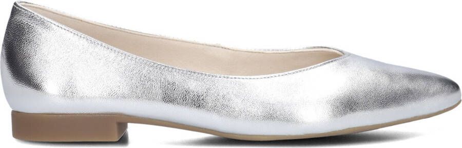 PAUL GREEN Ballerina Dames 3772 Maat: 38 Materiaal: Leer Kleur: Zilver