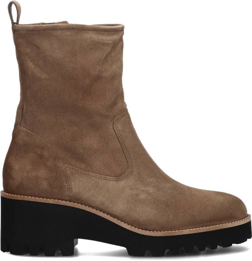 PAUL GREEN Enkelboots Dames 9017 Maat: 40 5 Materiaal: Suède Kleur: Taupe