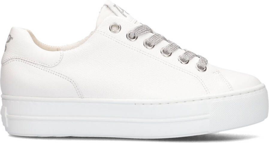 PAUL GREEN Lage Sneakers Dames 5320 Maat: 40 Materiaal: Leer Kleur: Wit