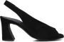 PAUL GREEN Slingbacks Dames 6038 Maat: 38 5 Materiaal: Suède Kleur: Zwart - Thumbnail 5