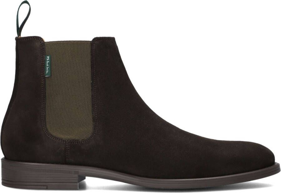 PAUL SMITH Chelsea Boots Heren Mens Shoe Cedric Maat: 44 Materiaal: Suède Kleur: Bruin