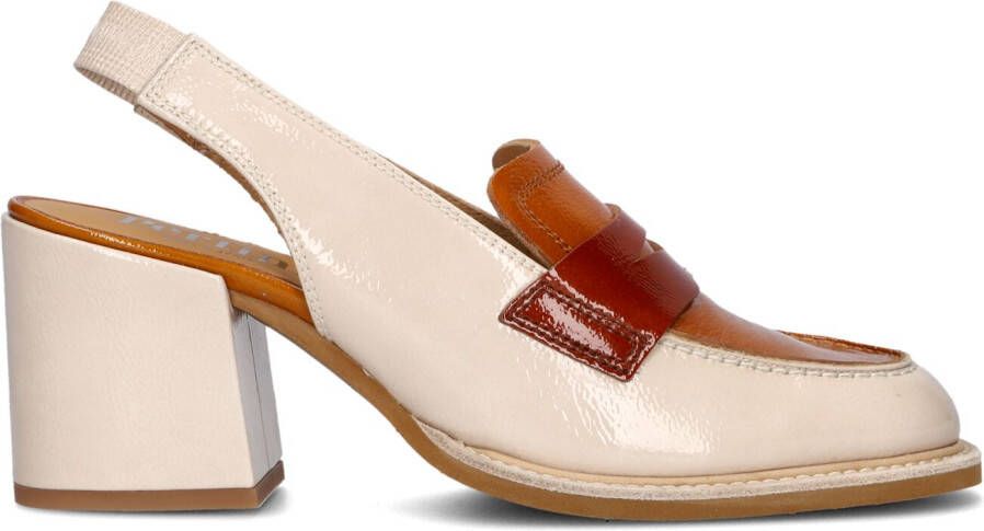 PERTINI Loafers Dames 32801 Maat: 41 Materiaal: Leer Kleur: Beige