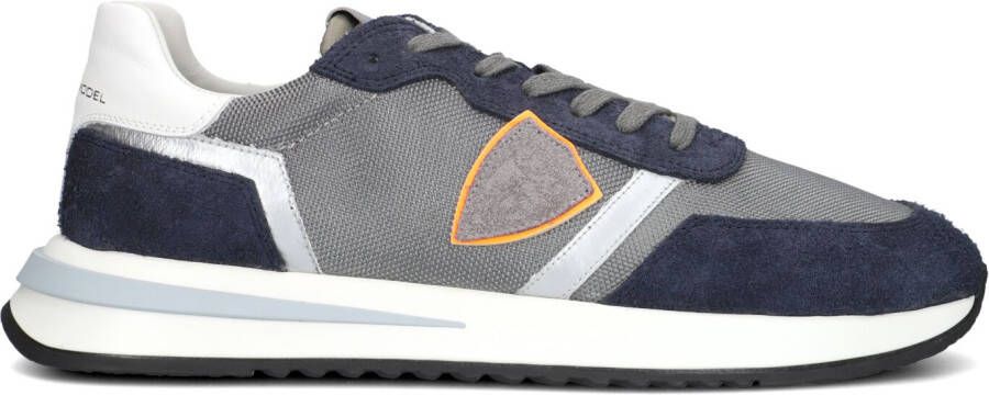 PHILIPPE MODEL Lage Sneakers Heren Tropez 2.1 Fluor Maat: 46 Materiaal: Suède Kleur: Grijs