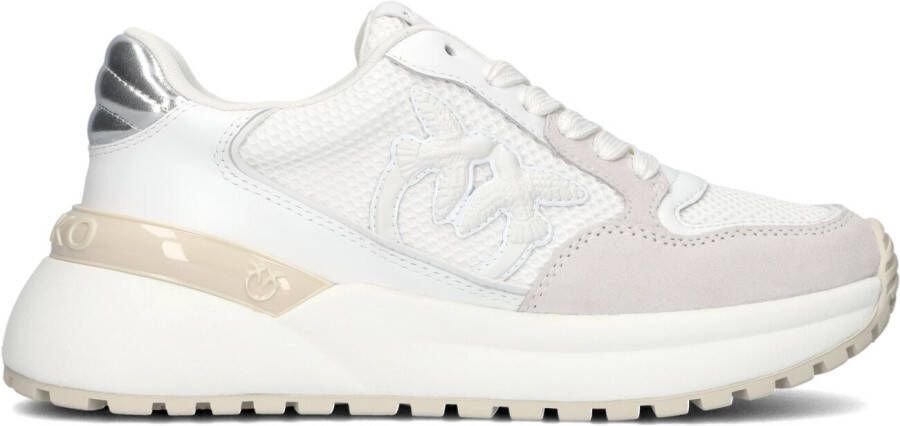 PINKO Lage Sneakers Dames Gem 07 Maat: 37 Materiaal: Leer Kleur: Wit