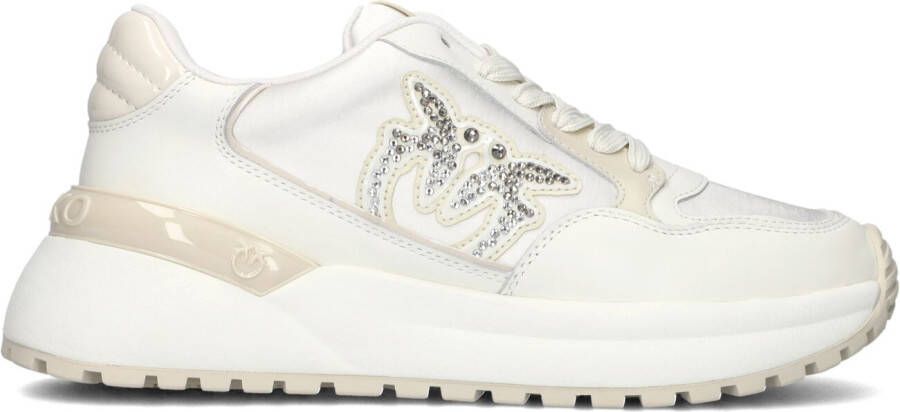 PINKO Lage Sneakers Dames Gem 07 Maat: 36 Materiaal: Leer Kleur: Wit