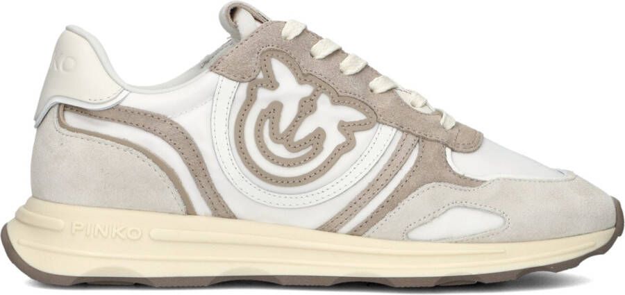 PINKO Lage Sneakers Dames Zoe 01 Maat: 36 Materiaal: Leer Kleur: Beige