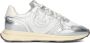 PINKO Lage Sneakers Dames Zoe 01 Maat: 37 Materiaal: Leer Kleur: Zilver - Thumbnail 3