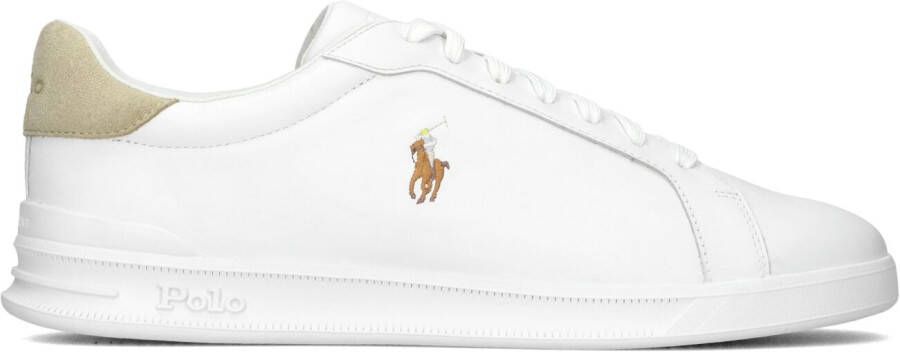 POLO RALPH LAUREN Ralph Lauren Lage Sneakers Heren Hrt Court Maat: 40 Materiaal: Leer Kleur: Wit